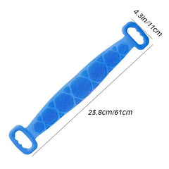 2pcs Silicone Bath Brush and Towel for Back Massage