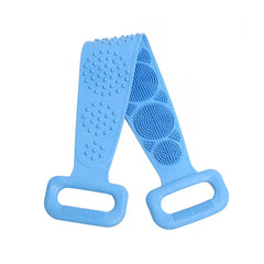 2pcs Silicone Bath Brush and Towel for Back Massage