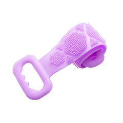 2pcs Silicone Bath Brush and Towel for Back Massage