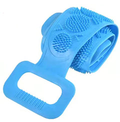 2pcs Silicone Bath Brush and Towel for Back Massage