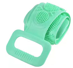 2pcs Silicone Bath Brush and Towel for Back Massage