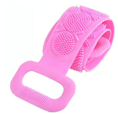 2pcs Silicone Bath Brush and Towel for Back Massage
