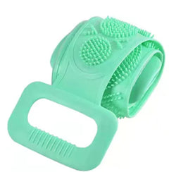 2pcs Silicone Bath Brush and Towel for Back Massage