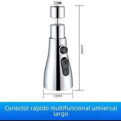 Multi-Functional Kitchen Faucet with Rotating Extension