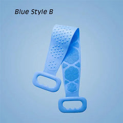 2pcs Silicone Bath Brush and Towel for Back Massage